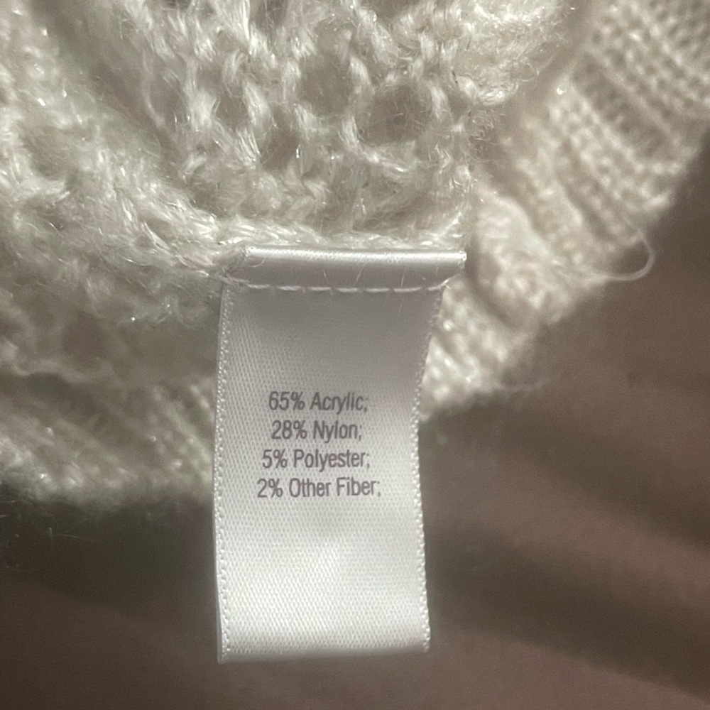Women's Open Knit Sweater - Picture 4 of 4
